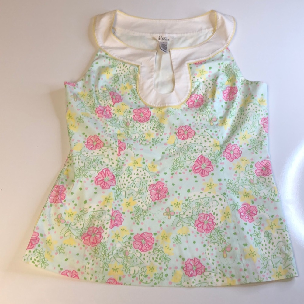 Lilly Pulitzer Blouse sleeveless 14